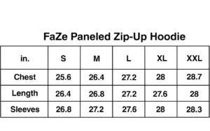 faze heather gray paneled zip up