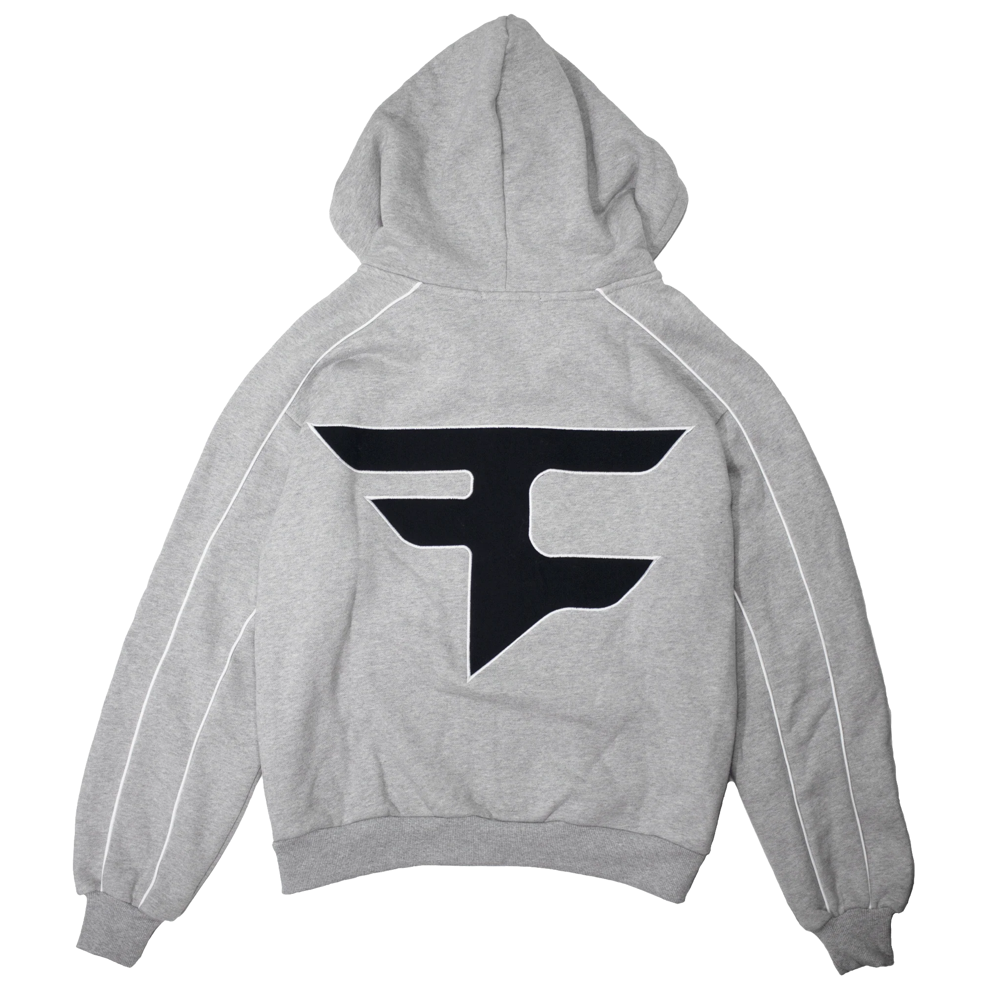 faze heather gray paneled zip up faze heather gray paneled zip up