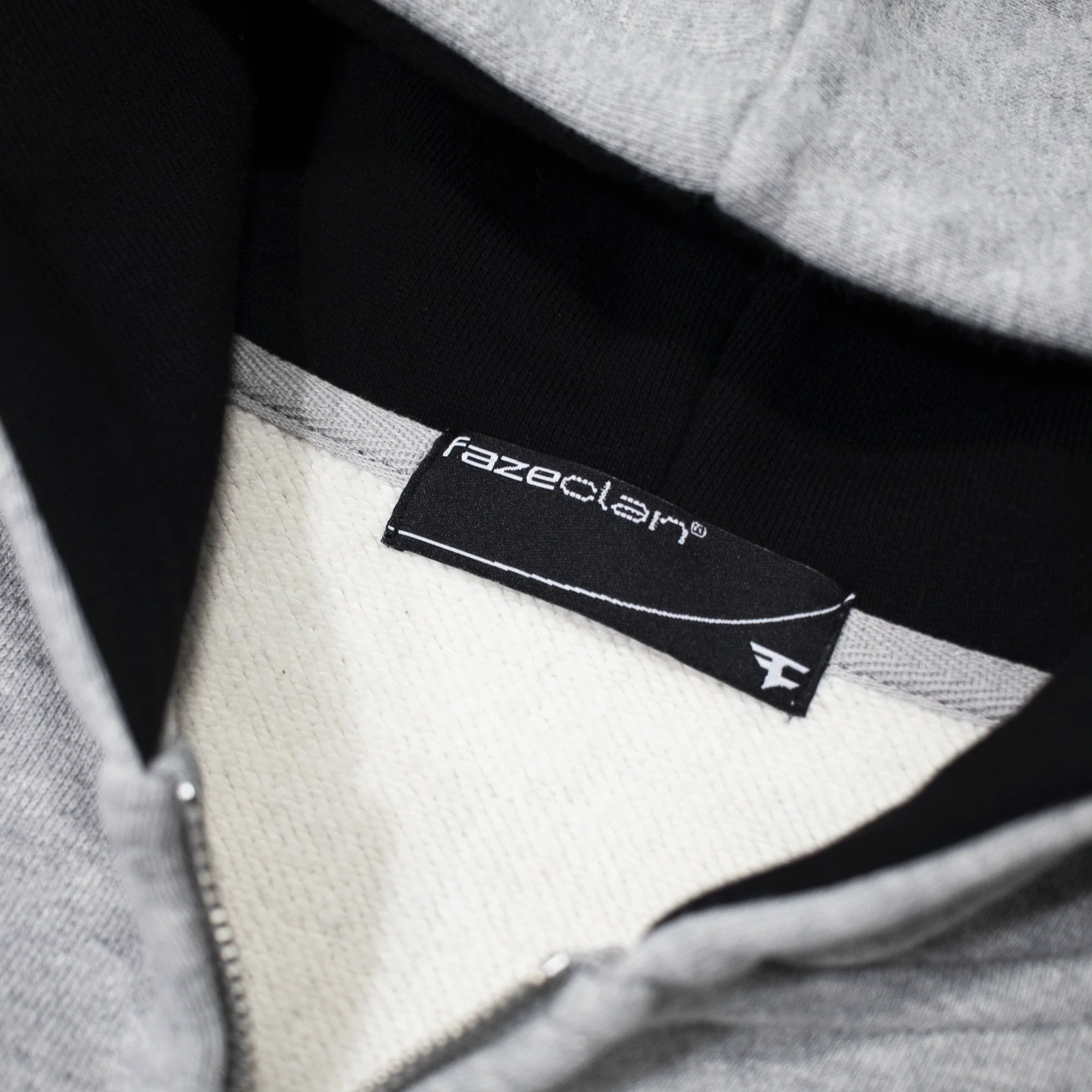 faze heather gray paneled zip up faze heather gray paneled zip up